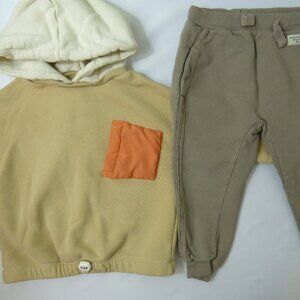 ZARA Joggers & Hoodie Set, Size 3-4 Years